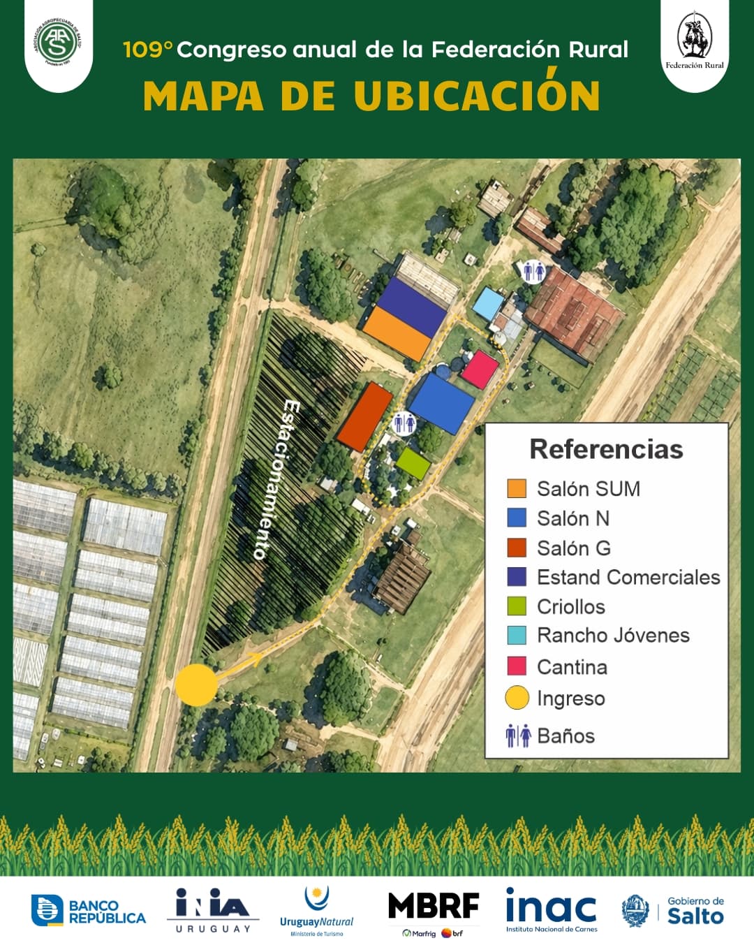 Mapa del predio AAS